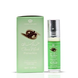Al-Rehab Choco Musk Pistachio Perfume Oil Roll-On - 6ml (0.2 oz) | Nutty Gourmand Fragrance with Pistachio, Chocolate & Vanilla | Sweet, Creamy & Addictive | Long-Lasting Scent for Women & Men