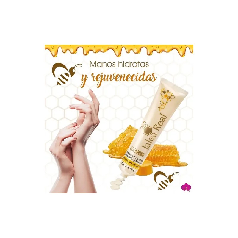 Crema Manos Maltratadas Y Resecas Jalea Real Natural Skin
