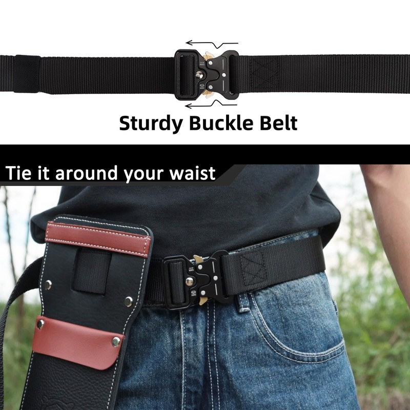 Archery Leather Pocket Arrow Quiver, Portable 8 to10 Arrows Holder