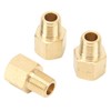 6PCs Brass Pipe Fitting Adapter 1/8 BSPT Female NPT Vehicle