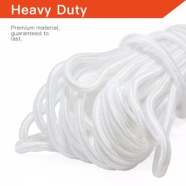 Anley 50 Ft x 1/4" Flag Pole Halyard Rope Compatible with Flagpoles Up to 25ft