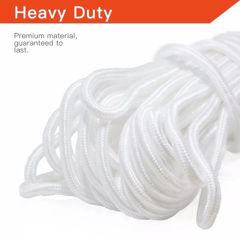 Anley 50 Ft x 1/4" Flag Pole Halyard Rope Compatible