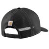 Carhartt Men's Canvas Mesh-Back Workwear Patch Cap, Black, One Size