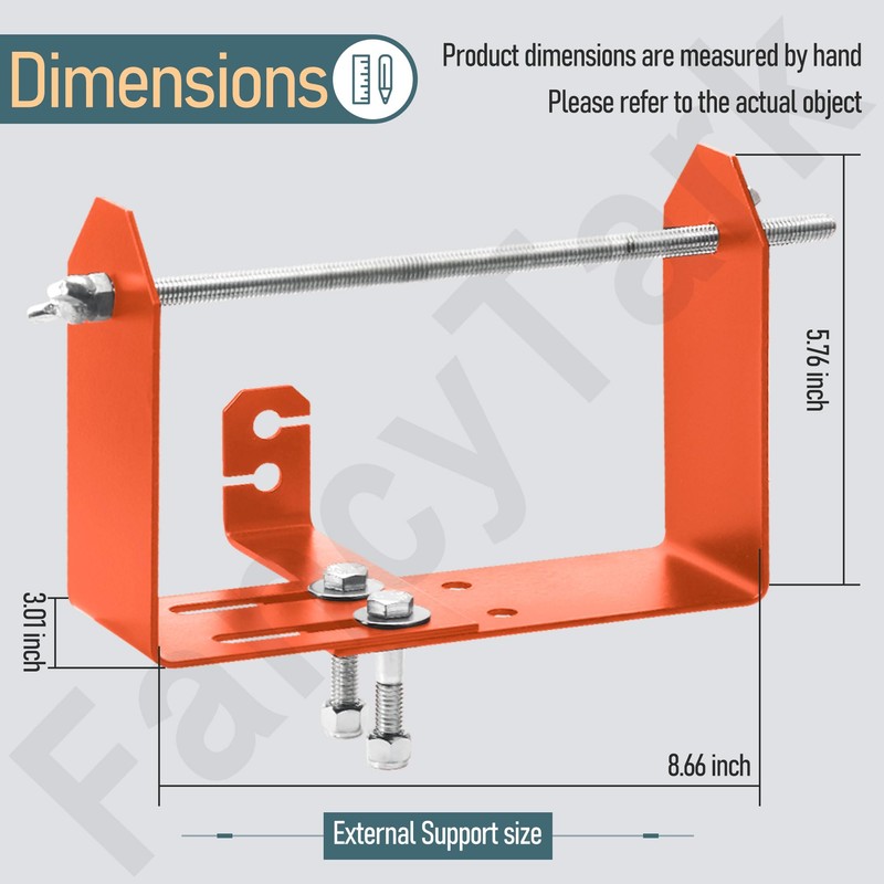 Weed Wacker Commercial Trimmer Line Holder | Adjustable Width (4.5“-9.54”)