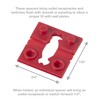Gardner Bender GSP-24 24 Piece Switch and Receptacle Spacers, Red