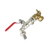 Wärmer System Outside Garden Tap with Check Valve and Wallplate