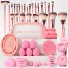 ASVEL 51 Piezas Set de Brochas de Maquillaje Profesional Completo,