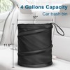 Kincown Car Trash Can, Large-Sized Pop-up Car Trash Bin, Collapsible