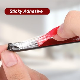 20FT Weather Stripping Door Seal – Self Adhesive Silicone Weather Insulation Strip, D-Shaped Weatherstripping Seal Strip for Door Frame Gap Sealing and Window Soundproofing