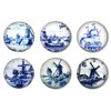 Delft Tile Designs #1 Refrigerator Magnet Set