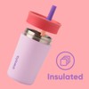 Owala Kids Insulation Stainless Steel Tumbler with Spill Resistant Flexible