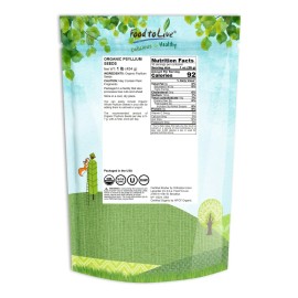 Food To Live Semillas De Psilio Orgánicas Enteras 1 Libra
