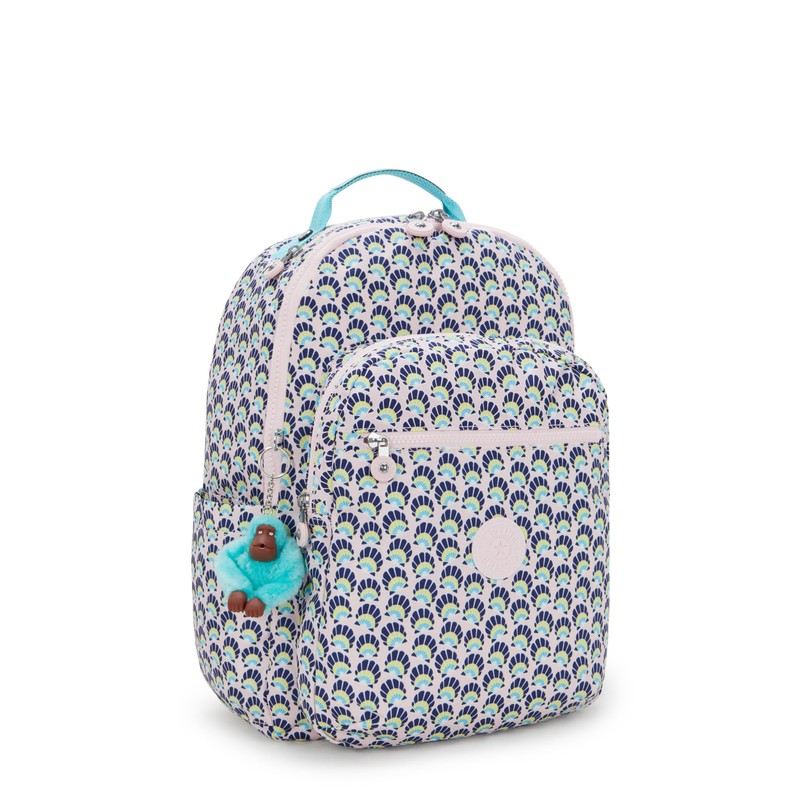 Kipling SEOUL Large Backpack, Geo Shell, One Size, SEOUL