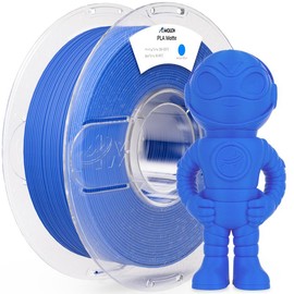 AMOLEN Matte Filament, PLA Filament 1.75mm,3D Printer Filament +/- 0.03mm,1kg/2.2lbs:_Matte Amolen Blue_US (TO US ONLY)