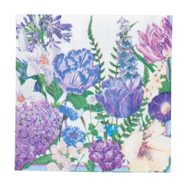 Caspari Shades Of Blue Cocktail Napkins - 20 Cocktail Napkins per Package