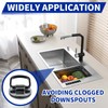 2 Pcs Bath or Kitchen Sink, 42-46mm Chrome Sink Plug