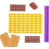 Alphabet Number Cookie Cutter Stamp Set, 5 Piece Alphabet and