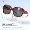 UV Protection Glasses Amber Anti Slip Lightweight Frame Polarized Sunglasses