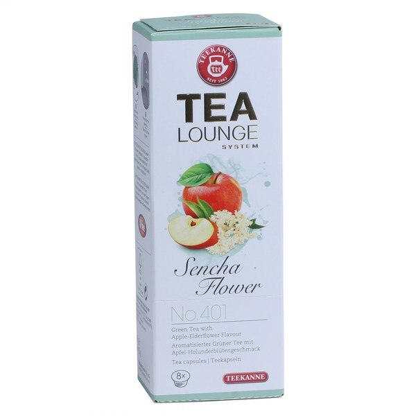 Teapot Tealounge Capsules Sencha Flower No. 401 Green Tea (8