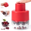 SCHVUBENR 7-IN-1 Large Cherry Pitter Tool - Portable Cherry Corer