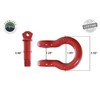 Overland Vehicle Systems Recovery Shackle 3/4" 4.75 Ton - Red