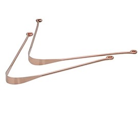 HealthGoodsIn Limpiadores Linguales De Cobre (Juego De 2) Para Aliviar El Mal Aliento E Higiene Bucal.