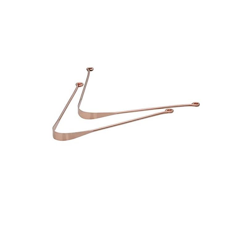 HealthGoodsIn Limpiadores Linguales De Cobre (Juego De 2) Para Aliviar