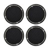 Dickno 4-Pack Bling Car Coasters, 2.75 Inch Crystal Rhinestone Auto