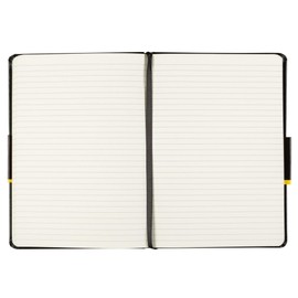 Idena 90332 Notebook DIN A5 with 192 Pages, Lined, Includes Staedtler Artist Set with 3 Pigment Liners, Pencil, Sharpener and Eraser