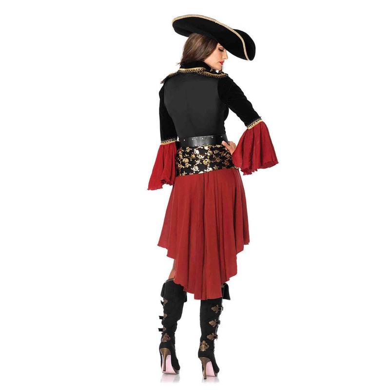 LEG AVENUE 85214 - Cruel Seas Captain Kostüm Set, 2-teilig,