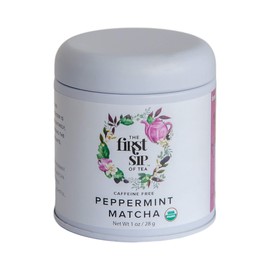 Organic Matcha Peppermint Tea Powder, Pure 1 ounce, The Spice Hut