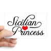 CafePress Sicilian Princess Rectangle Sticker Rectangle Bumper Sticker Car Decal
