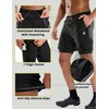 Nepest Mens Mountain Bike Shorts 3D Padded MTB Shorts Loose-fit