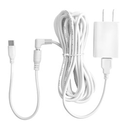 MDCGPower Power Adapter Charger Cord Compatible with Ring Stick Up Cam Battery/Plug-in 3rd Gen/2nd Gen & Ring Pan Tilt Stick Up Camera, Indoor/Outdoor Weatherproof Power Cord (4m/13.1ft) White