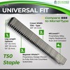 NiCcoreA Rustproof Staple Gun Staples for Staple Gun - T50