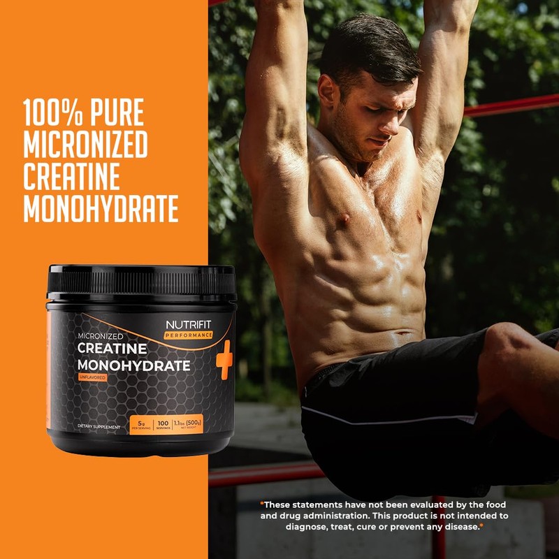 NUTRI PLUS FIT Microinised Creatine Monohydrat
