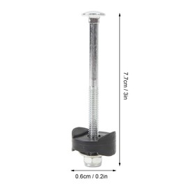 POENVFPO Paquete de 12 Tornillos para Trampolín, Piezas de Tornillos de Repuesto para Trampolín de Acero Galvanizado, Juego de Pernos y Tuercas para Mejorar la Estabilidad