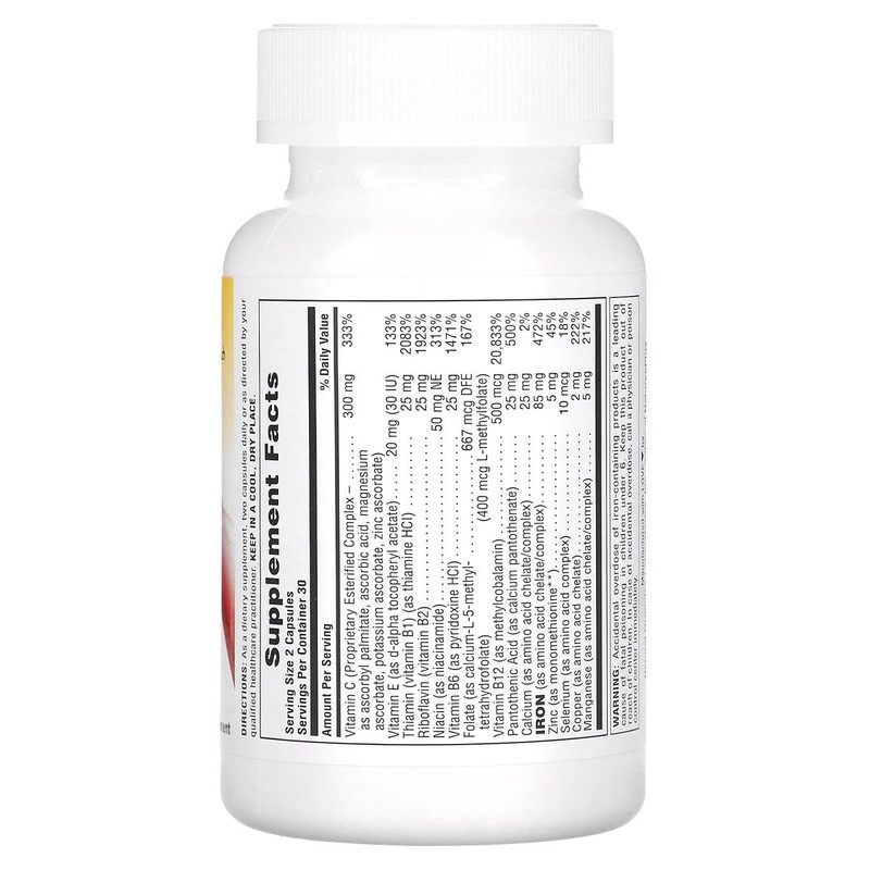 Natures Plus 네이처스플러스 Hema-Plex 철분 iron 빠르게 작용하는 캡슐 60정