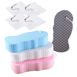 OATIPHO Super Soft Bath Sponge Design Bath Brush Exfoliating Cleaning Sponge Body Scrubber Portable Shower Tools