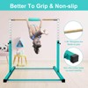Tepemccu Gymnastics Bar, 3.1' to 5.1' Height Adjustable Horizontal Bar,