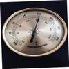 Outanaya Round Metal Gauge Thermometer for Patio Garden Use Easy