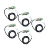 5 Pcs Proximity Sensor 2 Wire Normally Open 10mm Detecting