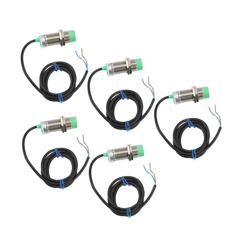 5 Pcs Proximity Sensor 2 Wire Normally Open 10mm Detecting