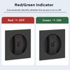 Bonpoly 3 Pack Black Pocket Door Lock, Pocket Door Privacy
