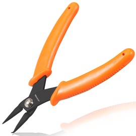 LEONTOOL Mini Split Ring Pliers 6" Ring Opening Pliers with PVC Handles Jump Ring Opener Split Ring Opener Tool for Jewelry Making Precision Jump Ring Pliers for Opening Split Ring or Key Chain
