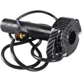 FUZIDDN Carbon Fiber Throttle Grip Kit - Quick Twist Throttle Handle with Cable for Sur-Ron/Surron Light Bee/X/X160/X260 Electric Dirt Bike - Ergonomic Anti-Slip Design