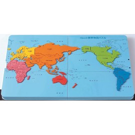 Kumon Publishing PN-22 Kumon World Map Puzzle, Educational Toy, Geography Toy, Ages 5 and Up