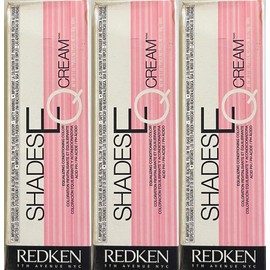 Redken 3 Redken SHADES EQ CREAM Conditioning Hair Color 05BR BROWN RED 2.1 oz ea
