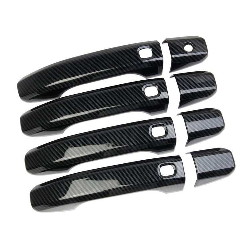 Fewshaw Carbon Fiber Side Door Handles Trim Cover for 2021-2024