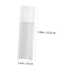 VICASKY 2pcs 30ml Plastic Airless Pump Bottles Leakproof Travel Bottles DIY Beauty Cleaning Supplies Dispenser